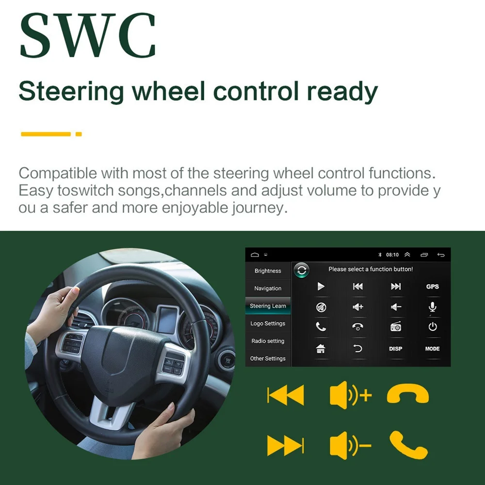 Автомагнитола на Android 10 0 4 Гб + 64 ГБ DSP RDS GPS карта мультимедийный видеоплеер для TOYOTA