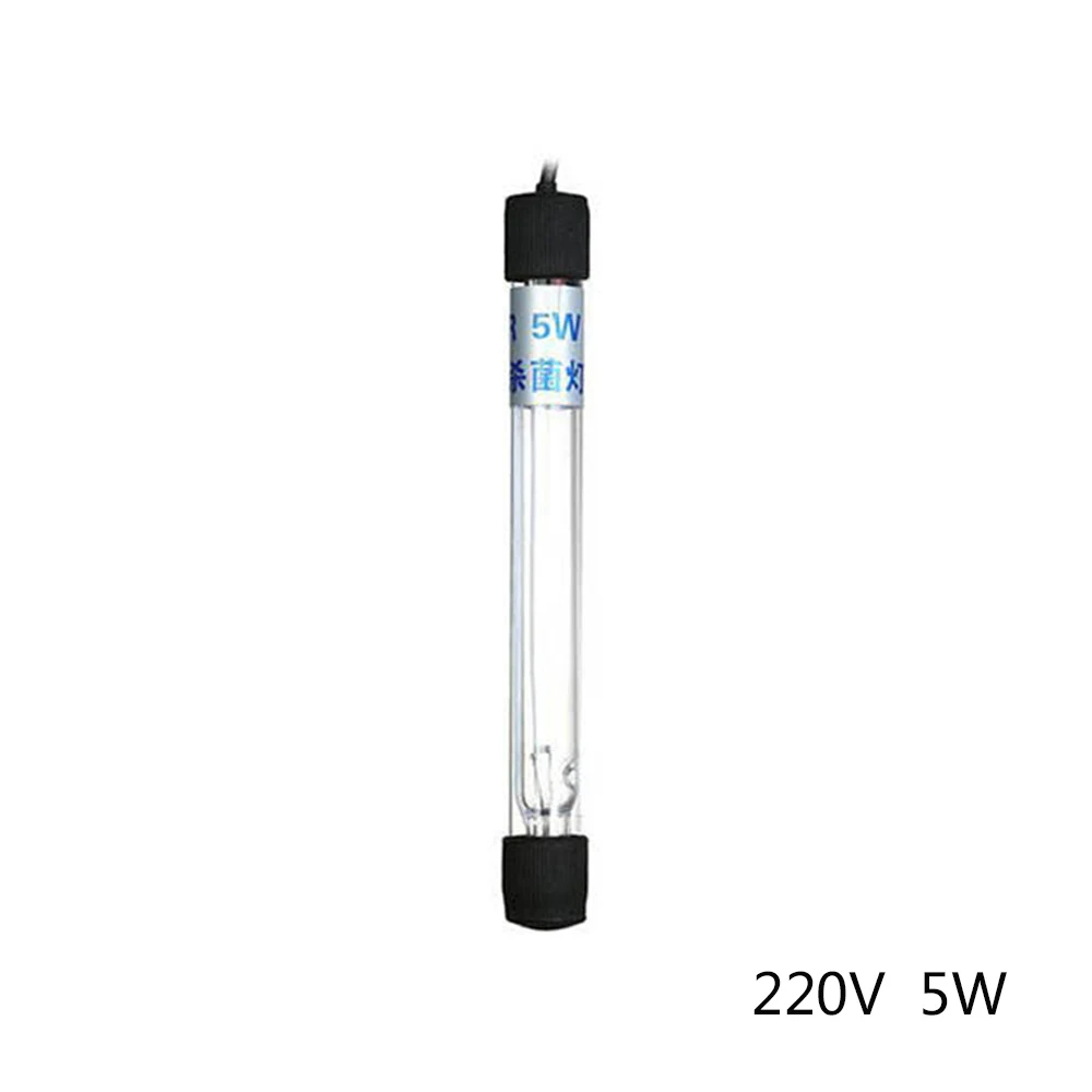 220V 5W EU Plug Погружной UV светильник стерилизатор 5/7/9/11/13 Вт бактерицидная лампа для аквариума пруд обеззараживания воды обработки - Цвет: 220V 5W EU Plug
