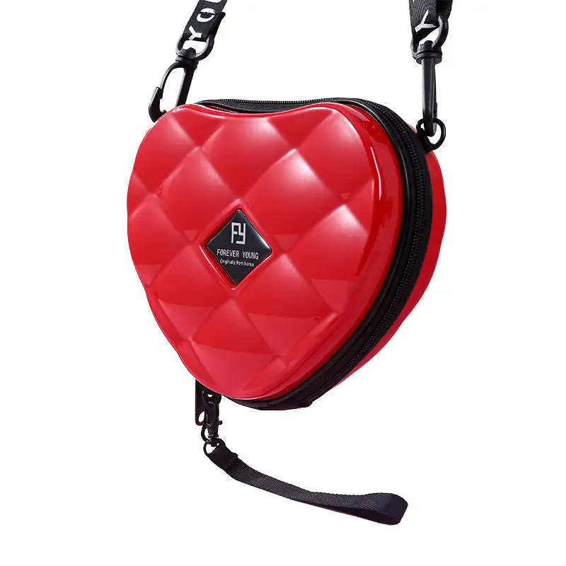 

Fashion Luxury HandBags Heart Shaped PVC Mini Shoulder Bag for Woman 2020 Designer Clutch Bag Small Box Cosmetic Bag Luggage Bag