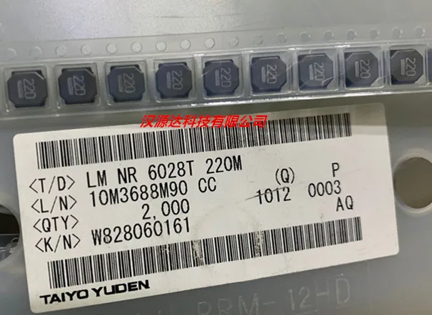 20 шт./лот NR6028T220M 22uH 1.4A 6X6X2.8MM SMD магнитный клей экранирующий индуктор 100% новый и