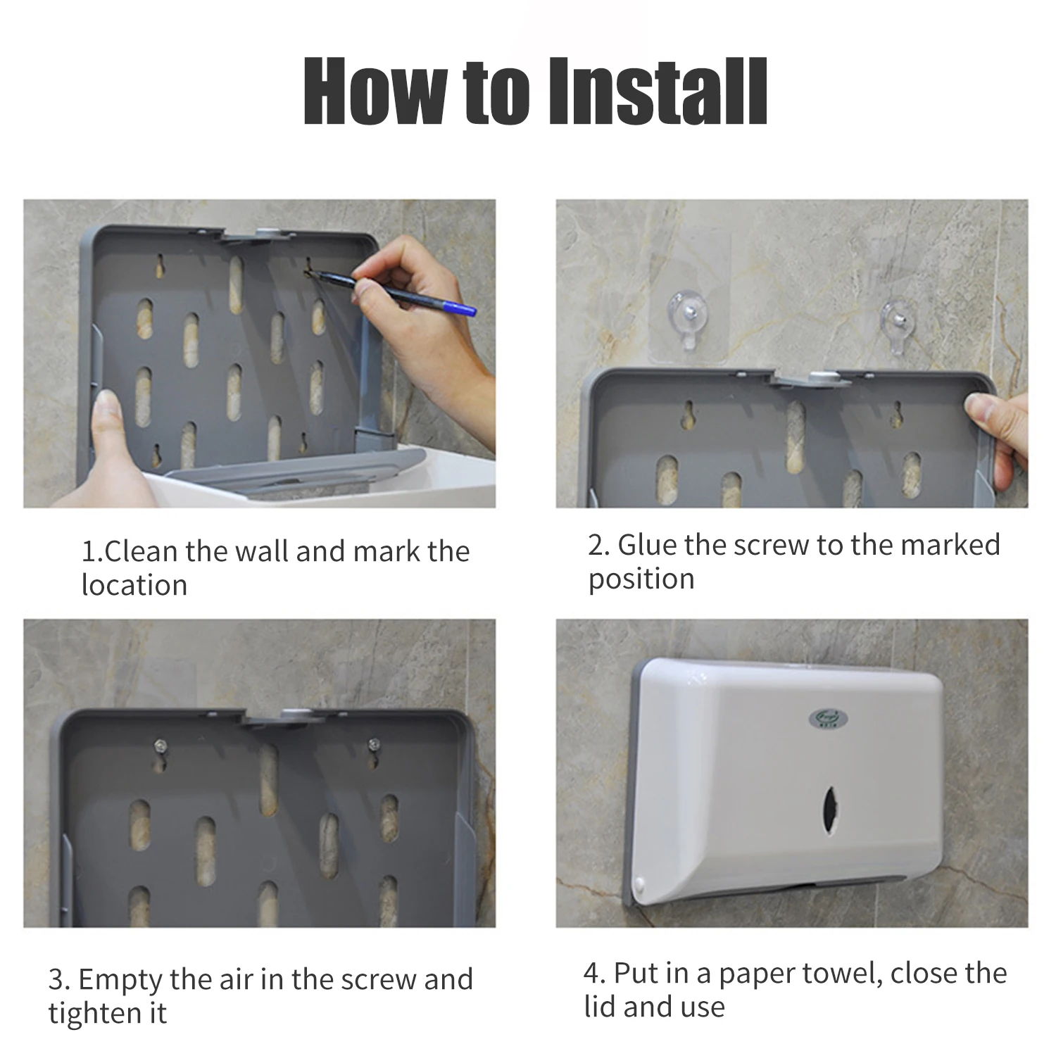 Диспенсер для бумажных полотенец настенный держатель диспенсер салфеток | Дом и