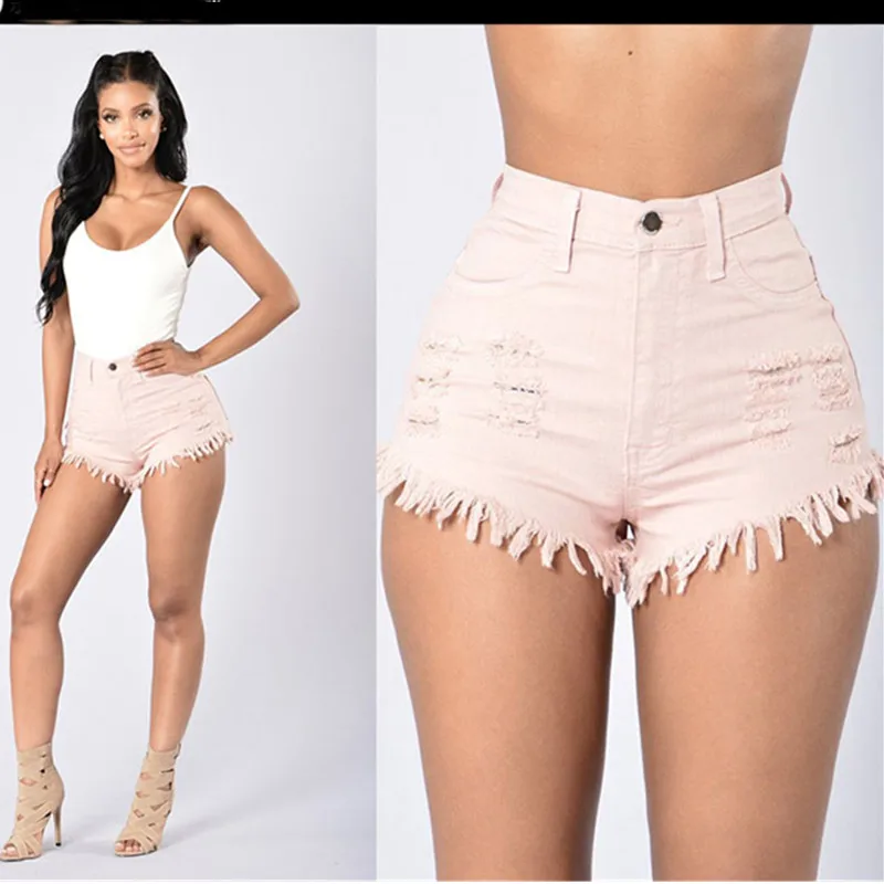 Новинка 2019 летние высококачественные модные повседневные джинсовые шорты для