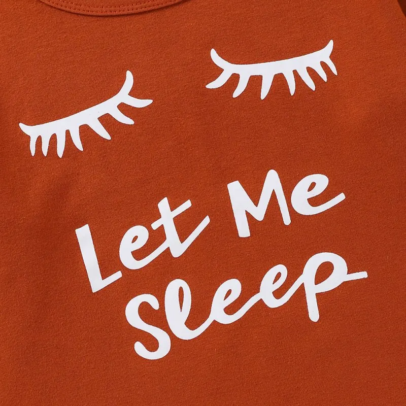 

Children Clothing Set Baby Girl Boy Sets Long Sleeve Letters Print T-shirt Blouse+Pants Casual Outfits Clothes 2pcs/Set