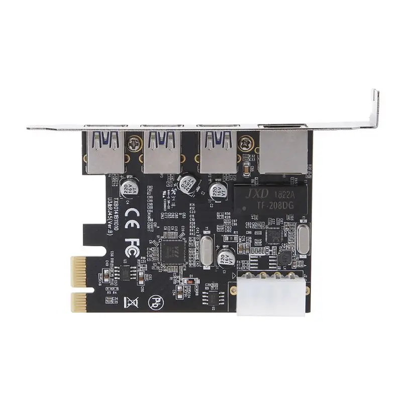 1000M Gigabit Ethernet Сетевая карта PCI E мульти I/O контроллер USB 3 0 порта|Платы расширения| |