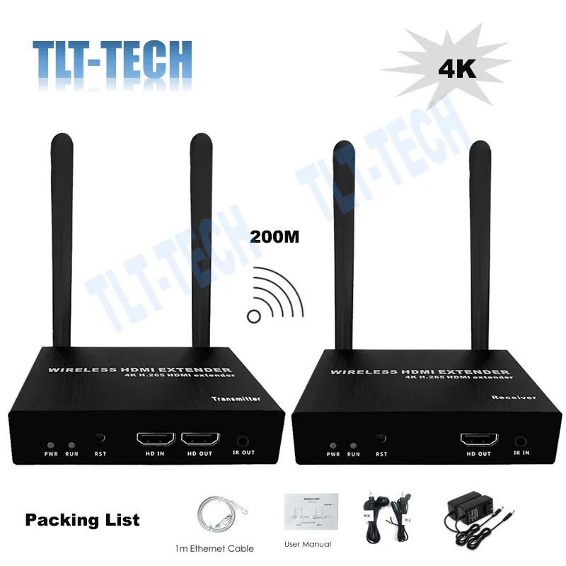 4K беспроводной удлинитель HDMI приемник видео Wi-Fi 200 м | Компьютеры и офис