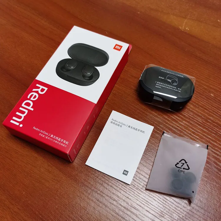 

Original Redmi Airdots 2 S Xiaomi Xiomi Mi Airdots Earbuds Basic Tws Wireless Bluetooth Earphone Noise Cancelling