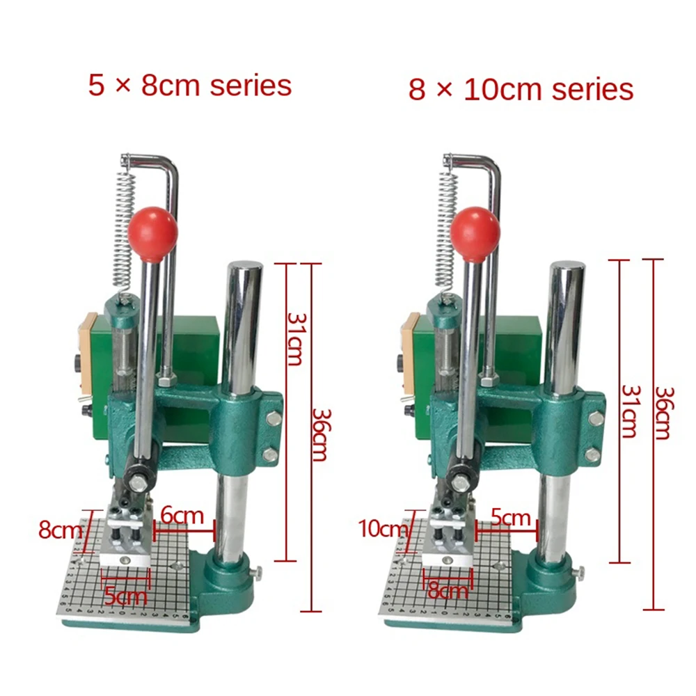 Manual Stamping Machine leather printer Creasing machine hot foil stamping marking press embossing 10X13CM | Дом и сад