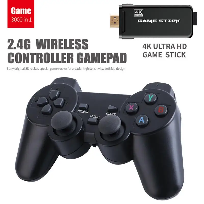 

Новая ТВ-видеоигровая консоль с 2,4G двойным беспроводным контроллером, 3000/10000 встроенных игр, поддержка PS1/GBA игровой консоли