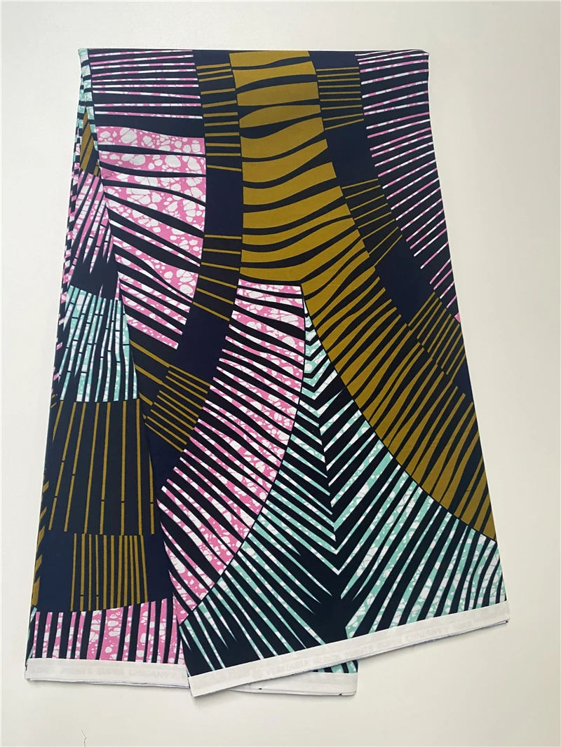 

2021 new 100% cotton wax fabric african print fabric for wedding dress original wax tissue african fabric