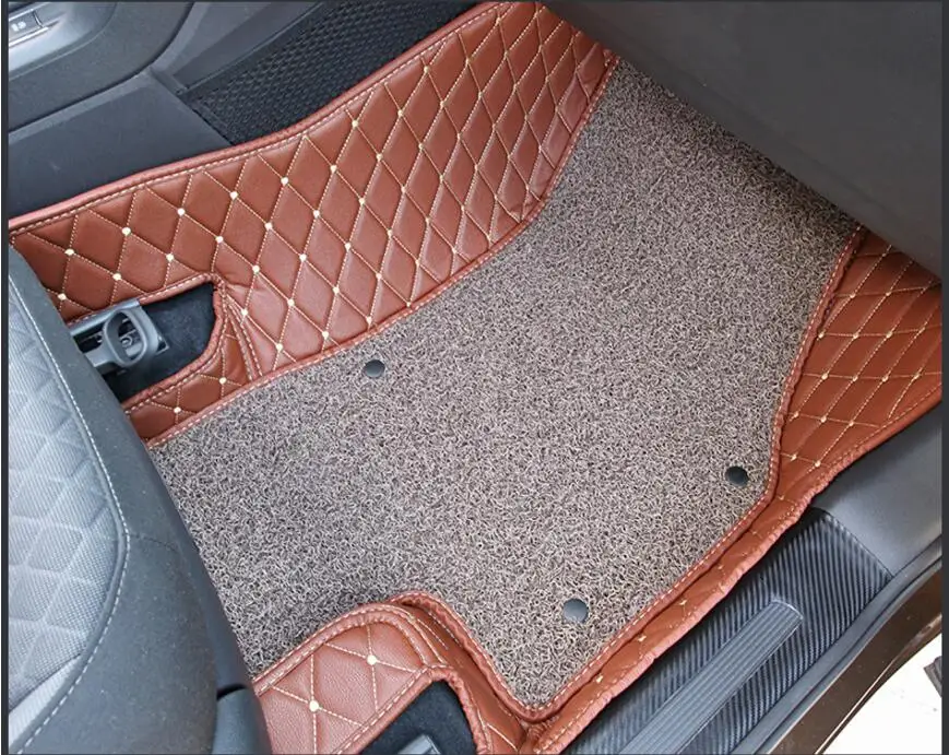 Роскошные 3D напольные коврики из пластика коврик для ног 16-18 VW Volkswagen TIGUAN 2016 2017 2018 |