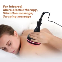 electric gua sha massage comb anti cellulite brush microcurrent scrape therapy infrared body detoxification fat burner slimming