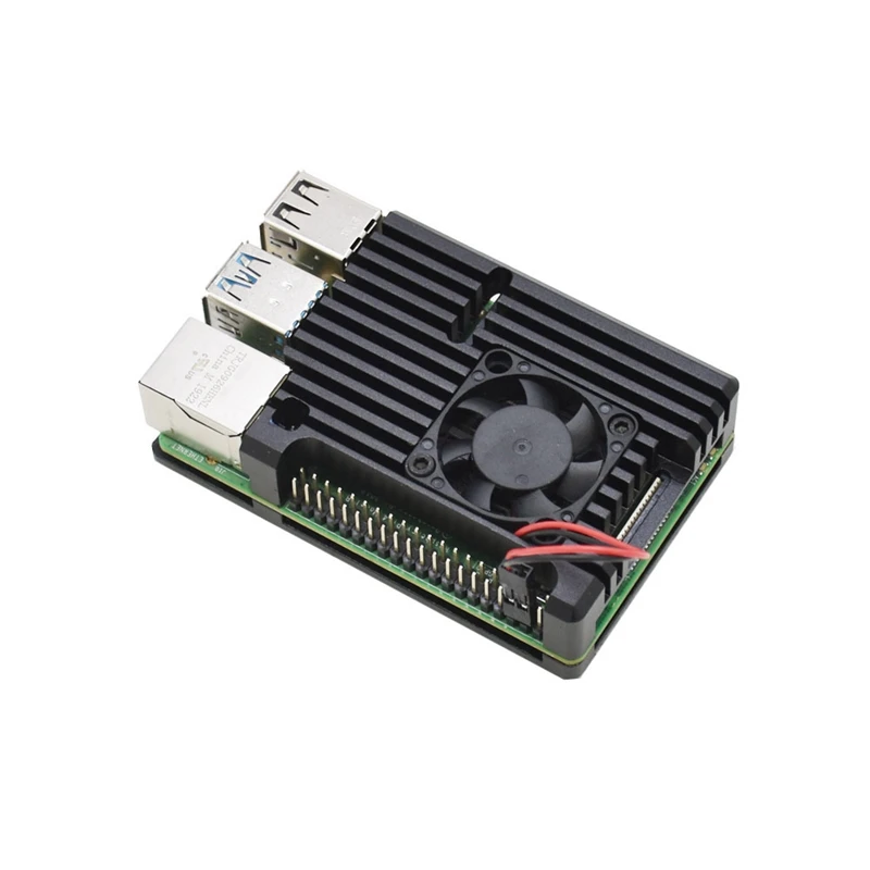 Для Raspberry Pi 4 чехол из алюминиевого сплава с ЧПУ защитный Корпус охлаждающим
