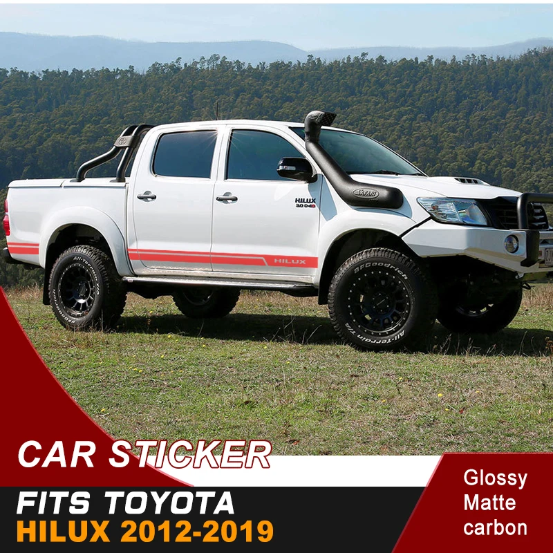 Графическая виниловая наклейка крутая Боковая дверь полоса Наклейка для Toyota hilux