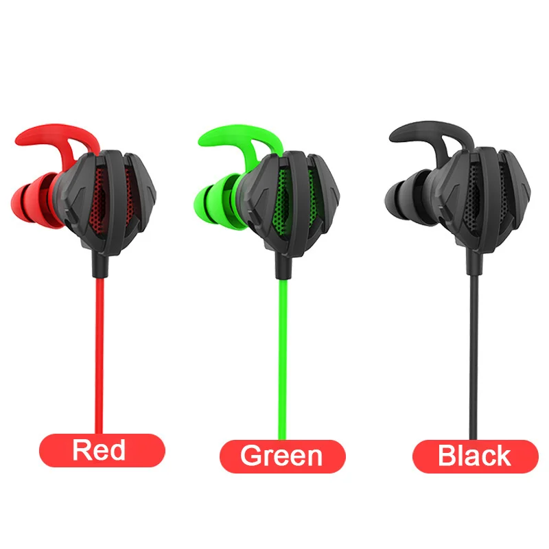 

In-Ear Gaming Earphones 3.5mm Wired Earbuds Headset Earphone Headphone With Microphone Stereo Noise Cancelling For Phone PC