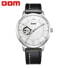 DOM часы Для мужчин автоматические механические часы светящиеся стрелки Водонепроницаемый MIYOTA двигаться Для мужчин t минимализм Бизнес мужских часов M-8120