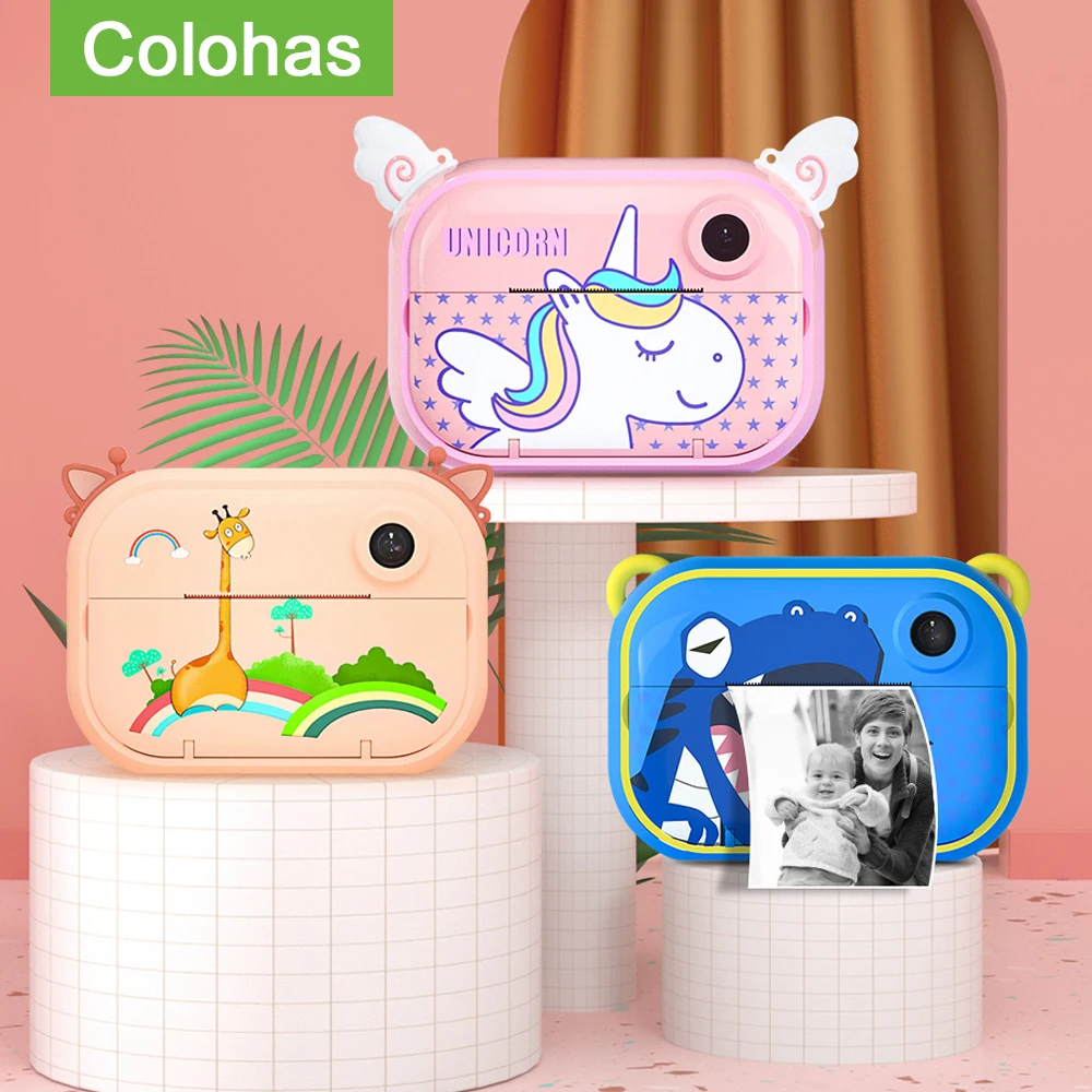 фотоаппарат с печатью детский для детей Детская Цифровая видеокамера мгновенной