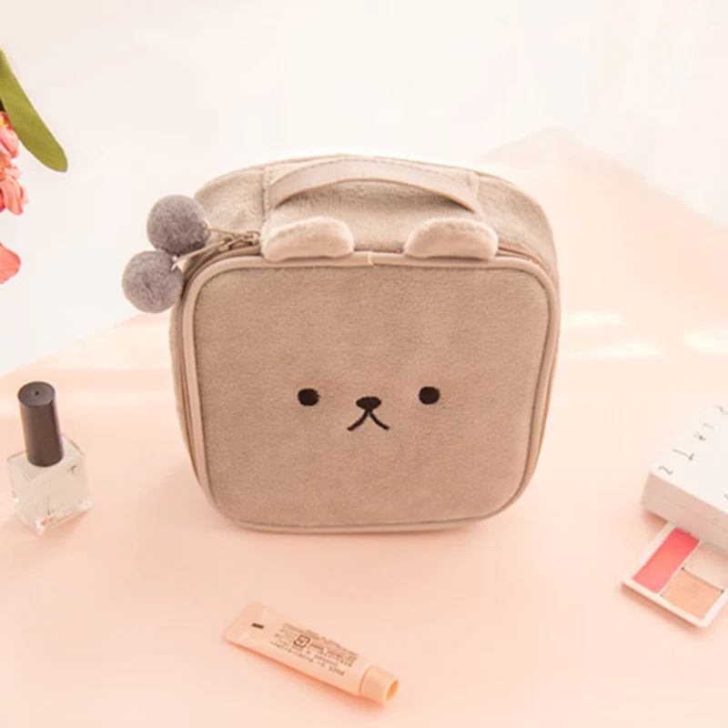 Косметичка с милым Кроликом мини сумка мультяшным медведем для девочек