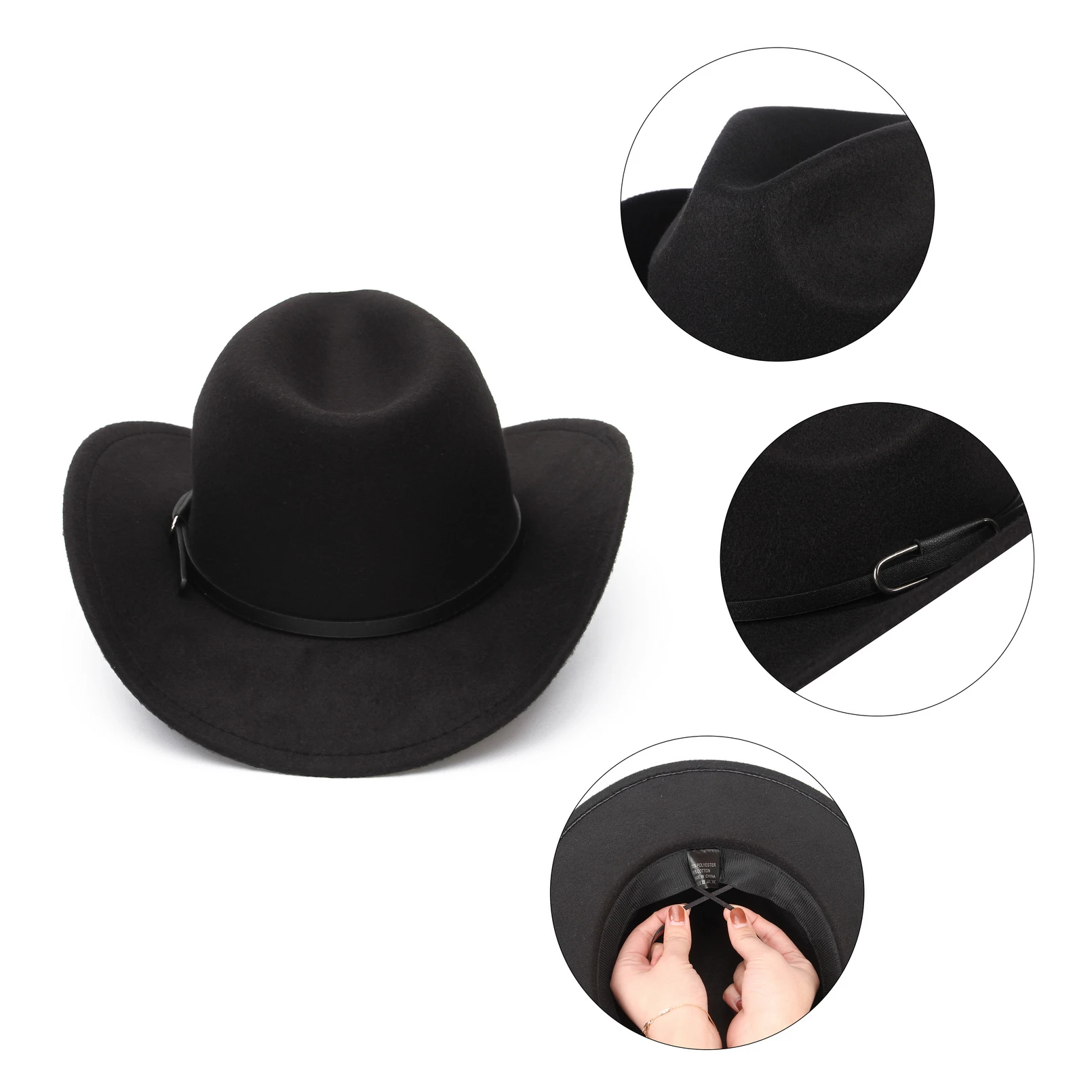 

GEMVIE 2021 Hot Sale Fedora Summer Hats For Men Women Cotton Sun Hat Classical Unisex Cowboy Hat Stylish Summer Hats