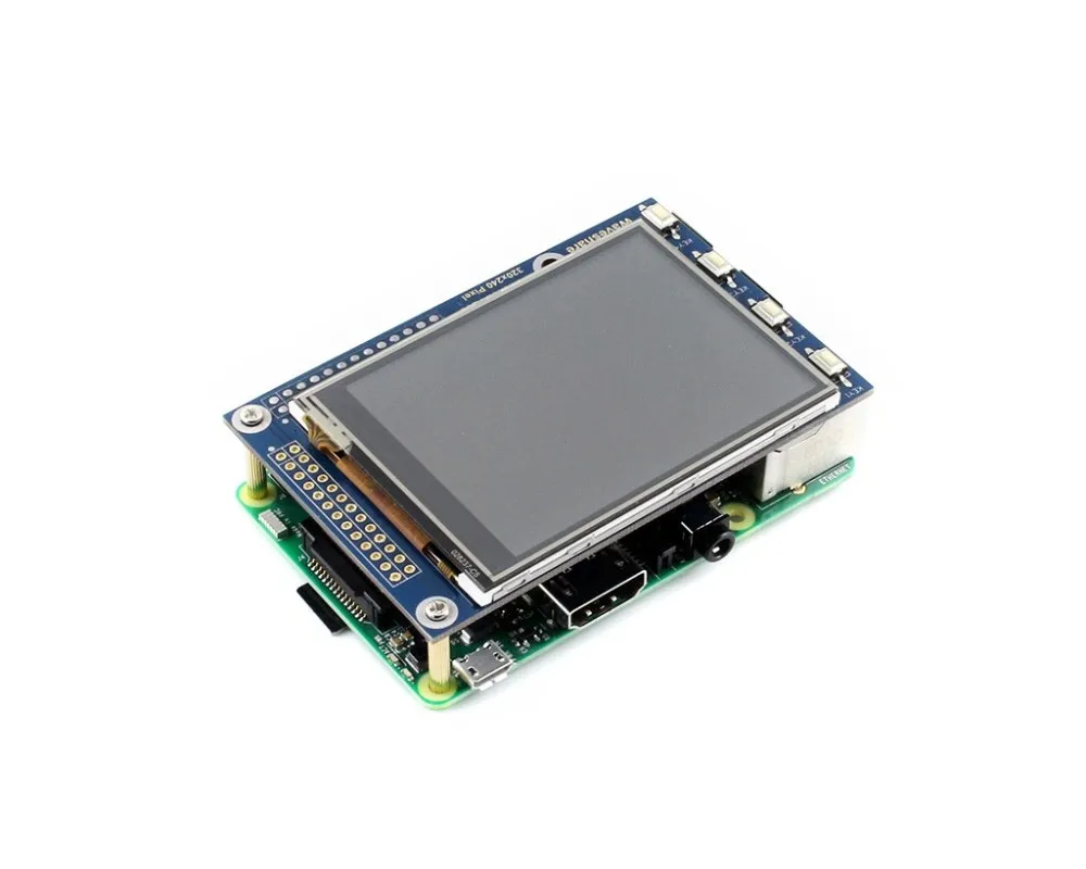2 8 дюймовый резистивный сенсорный ЖК экран RPi (A) TFT дисплей предназначенный для