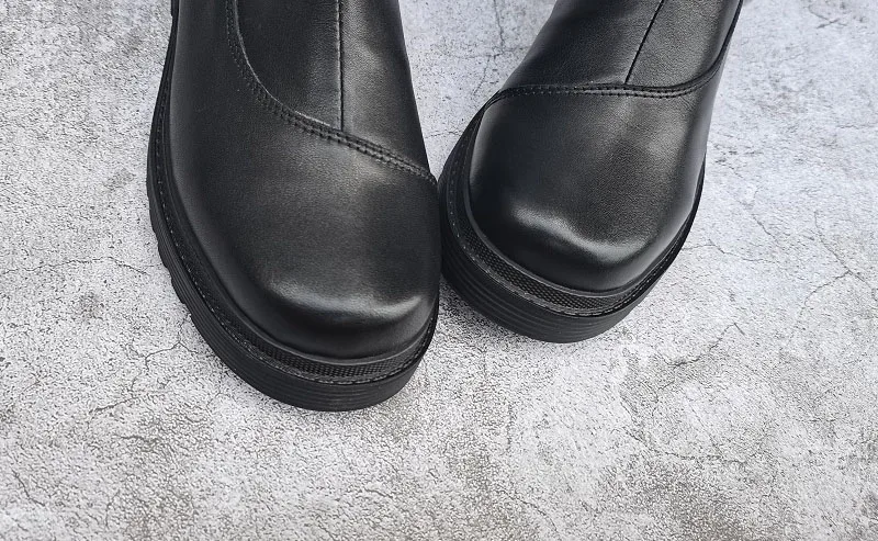 neve 100% couro genuíno botas de tornozelo