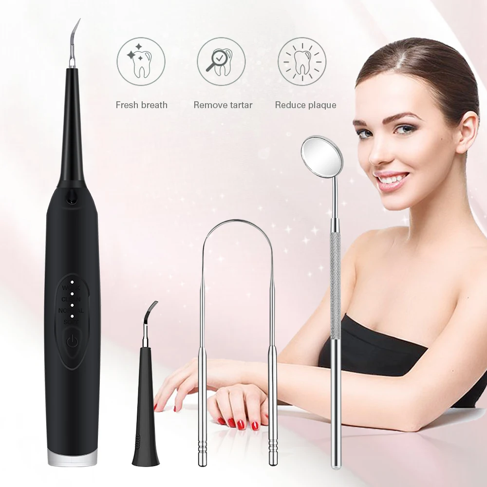 

New 3 Modes Portable Dental Calculus Remover USB Tooth Cleaner Scaler Electric Oral Irrigation Teeth Tooth Whiten Tartar Scraper