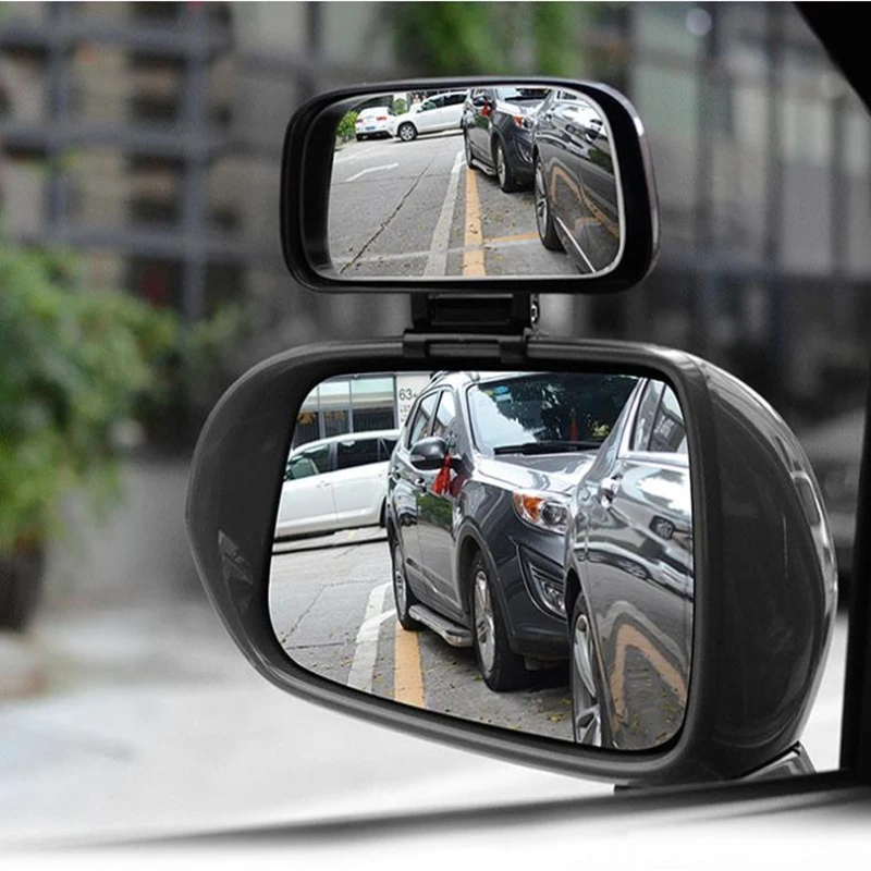 Angle Adjustable Car Mirrors Wide Convex Blind Spot Mirror Automobile Rearview Reverse Side Mirror Accessories