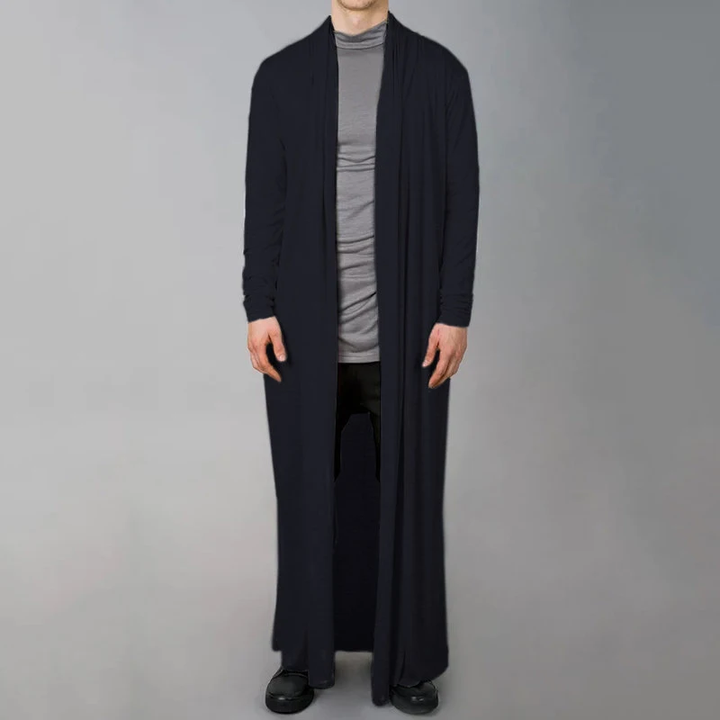 Middle Eastern Country Men's Long Shirt Coats Cloak Man Vintage Summer Outerwear Casual Plus Size 3XL Cardigan Shirts A487 | Мужская