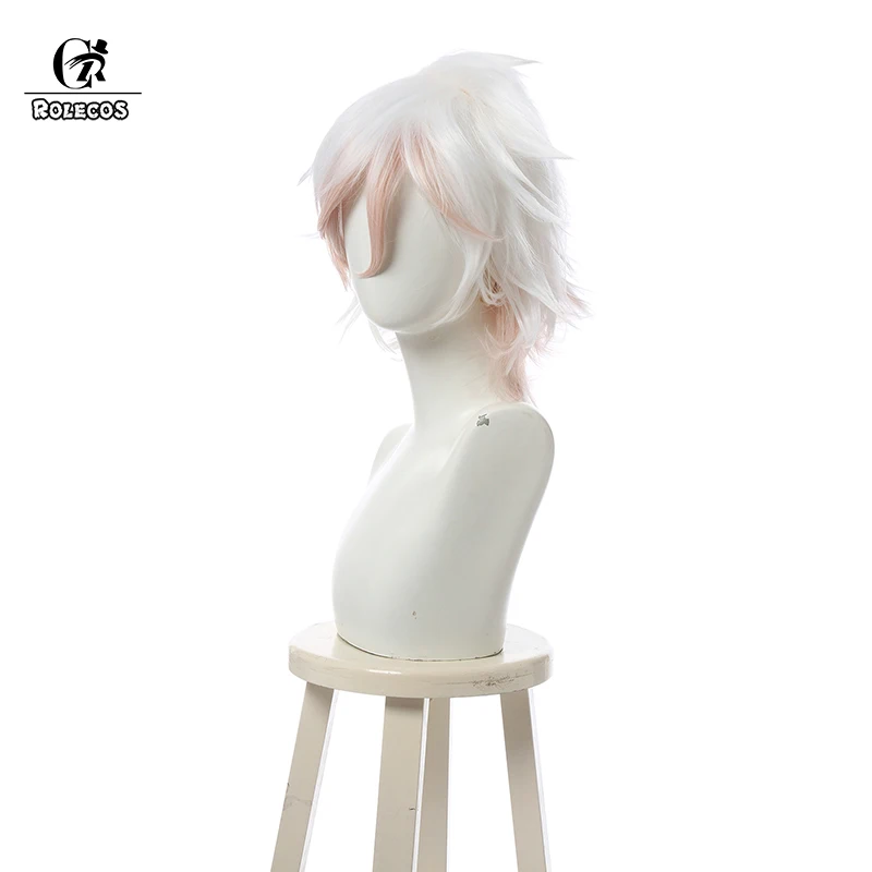Парик для косплея ROLECOS Komaeda Nagito из аниме данганронпа термостойкие синтетические