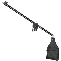 photo studio kit tripod light stand cross arm with weight bag photo studio accessories extension rod 53 133cm backdrop stand