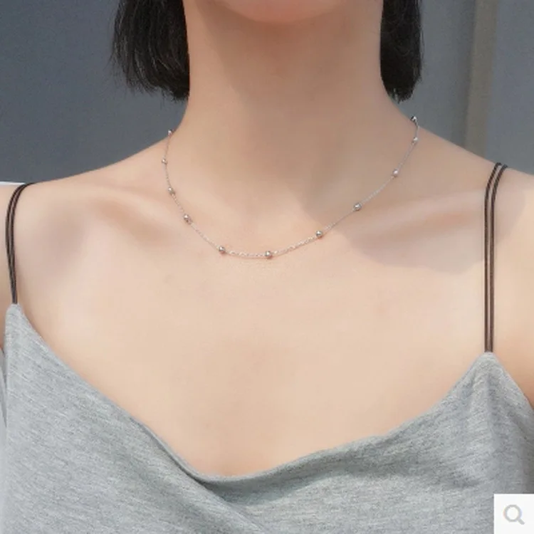 Новый женский чокер с капельками воды форма для пополнения серебра 925 пробы