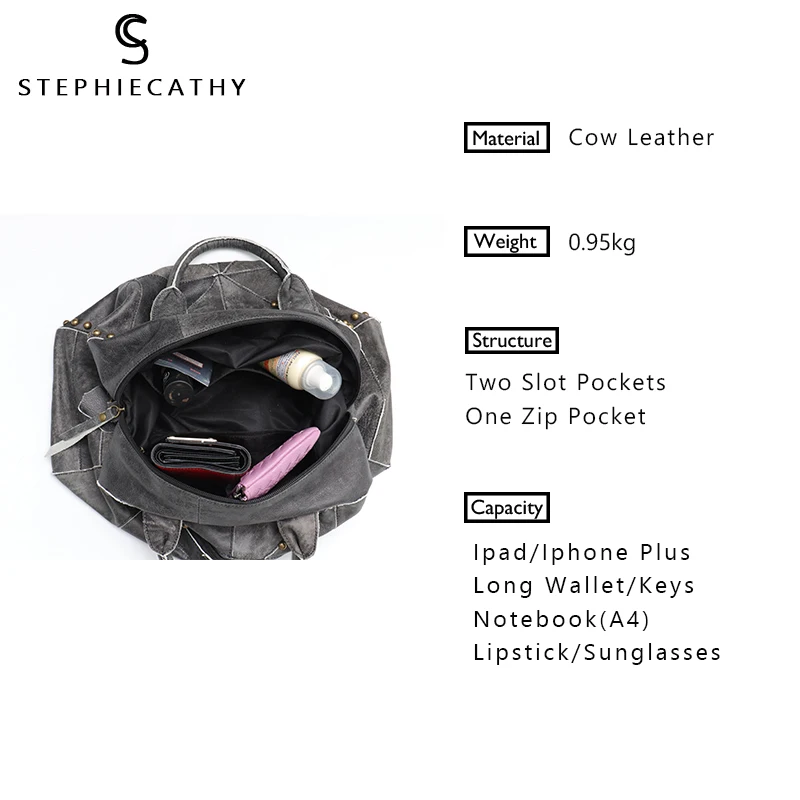 SC маленькие винтажные сумки в заклепках из натуральной кожи женские на плечо