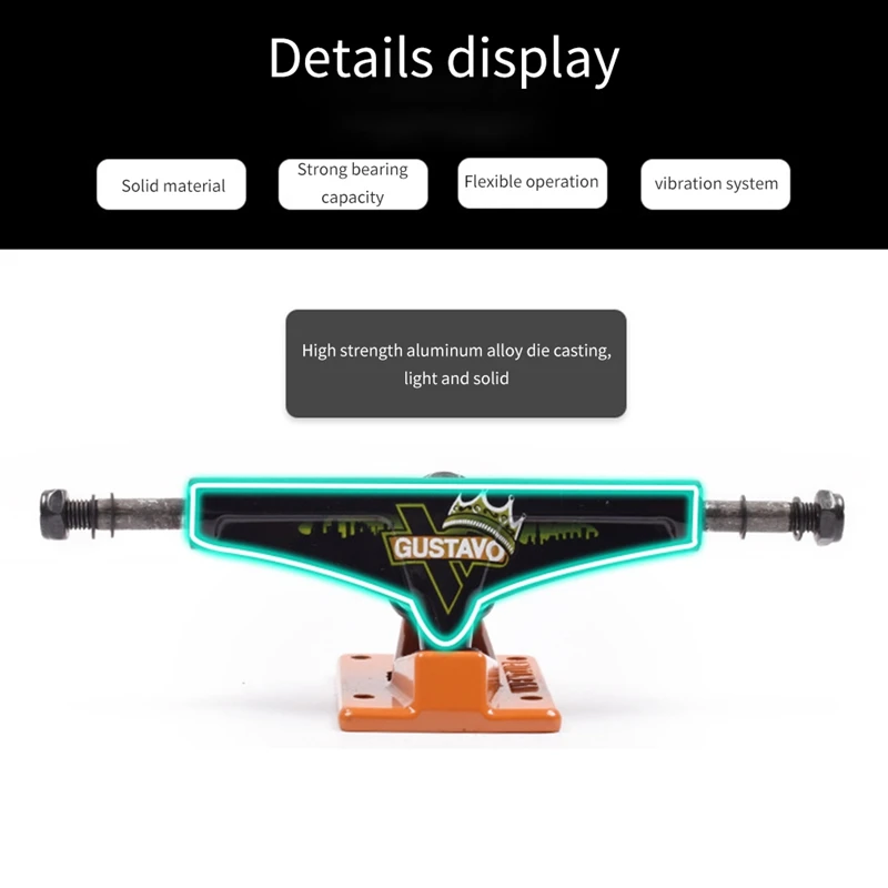 2 шт. профессиональные мосты для скейтборда 5 дюймов | Спорт и развлечения