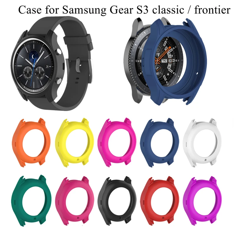 Protective Cover for Samsung Gear S3 Case Protector for Samsung Galaxy Watch 46mm Skin Cover Shell for S3 Classic Frontier Case