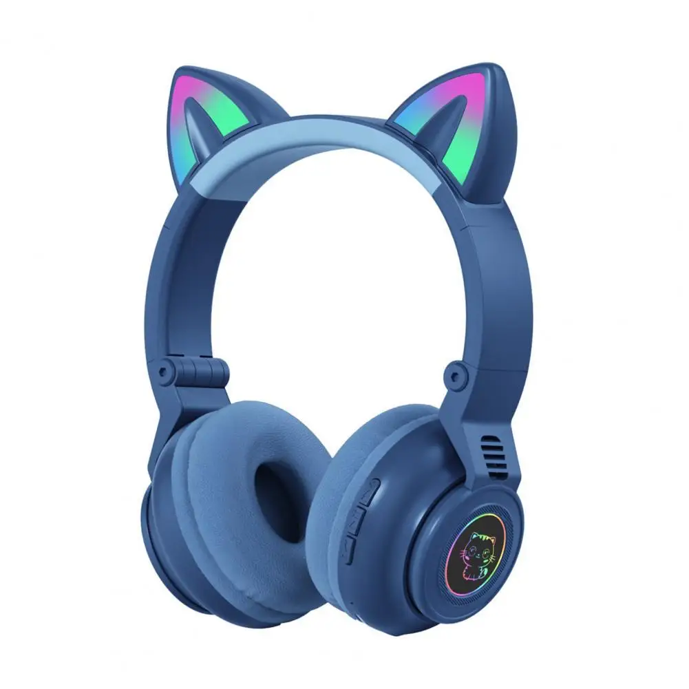 

STN26 Headphone Bluetooth 5.0 Luminous Cat Ear Shape Wireless Headset for Phone беспиоводные наушники