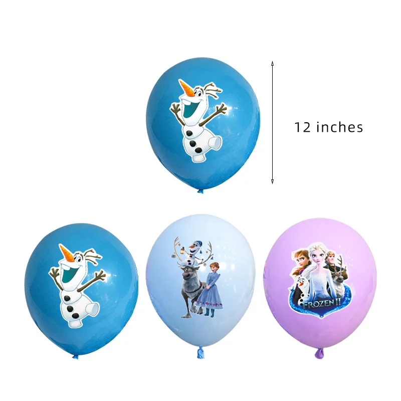 

Disney Princess Frozen 2 Theme Party Girls Birthday Party Wedding Decoration Disposable Tableware Balloon Baby Shower Supplies
