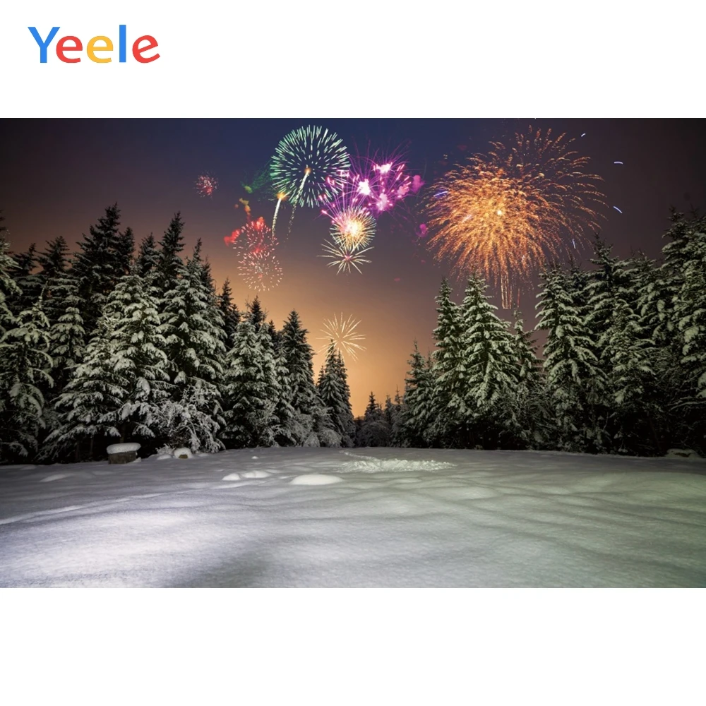 Yeele Happy 2020 новогодний фон Рождественская елка день рождения на заказ фотография