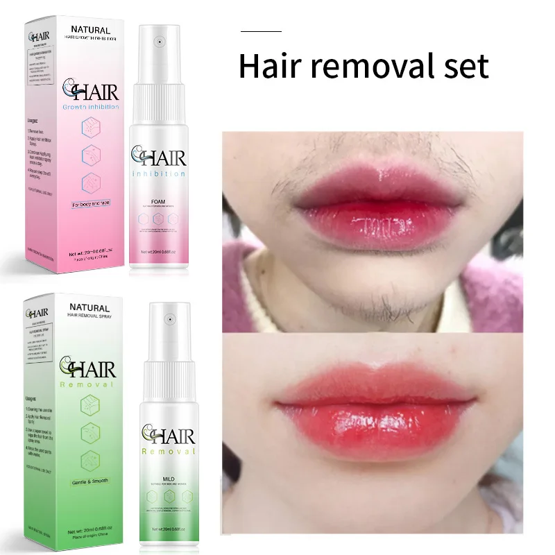 Спрей ингибитор удаления волос эссенция безболезненного бороды ног лица
