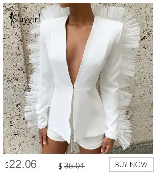 Slaygirl, Осенний сексуальный женский комбинезон, элегантный, с кисточками, длинный, белый, женский комбинезон, s, комбинезоны с v-образным вырезом, с открытой спиной, боди, Комбинезоны для офиса