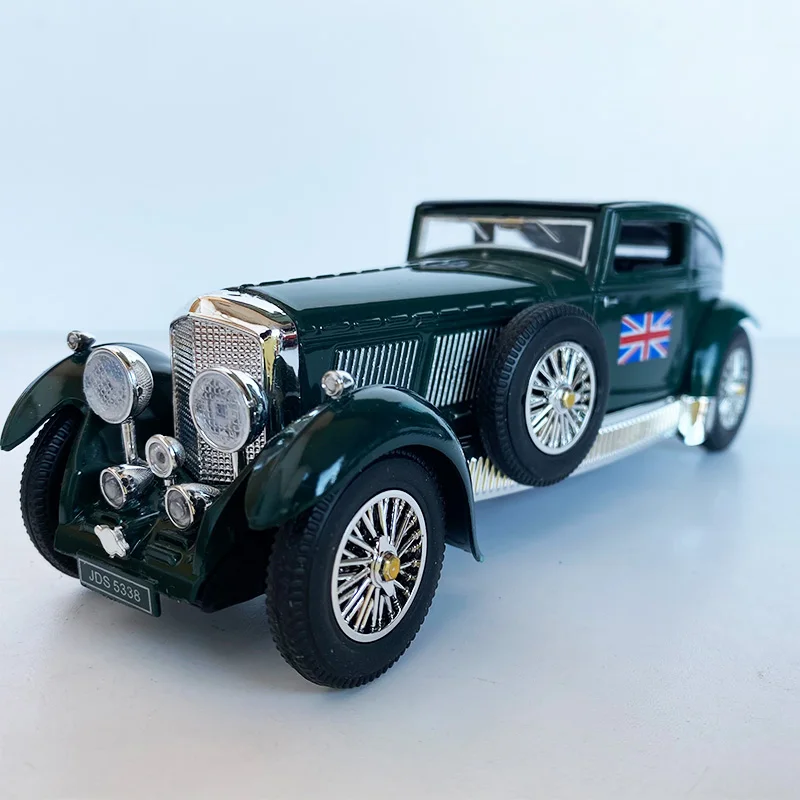 

Simulation 1/32 Alloy Retro-Bentley Car Model Toy Classic Metal Sound Light Pull Back Die-c asting Vehicle Toy Collection Gi ft