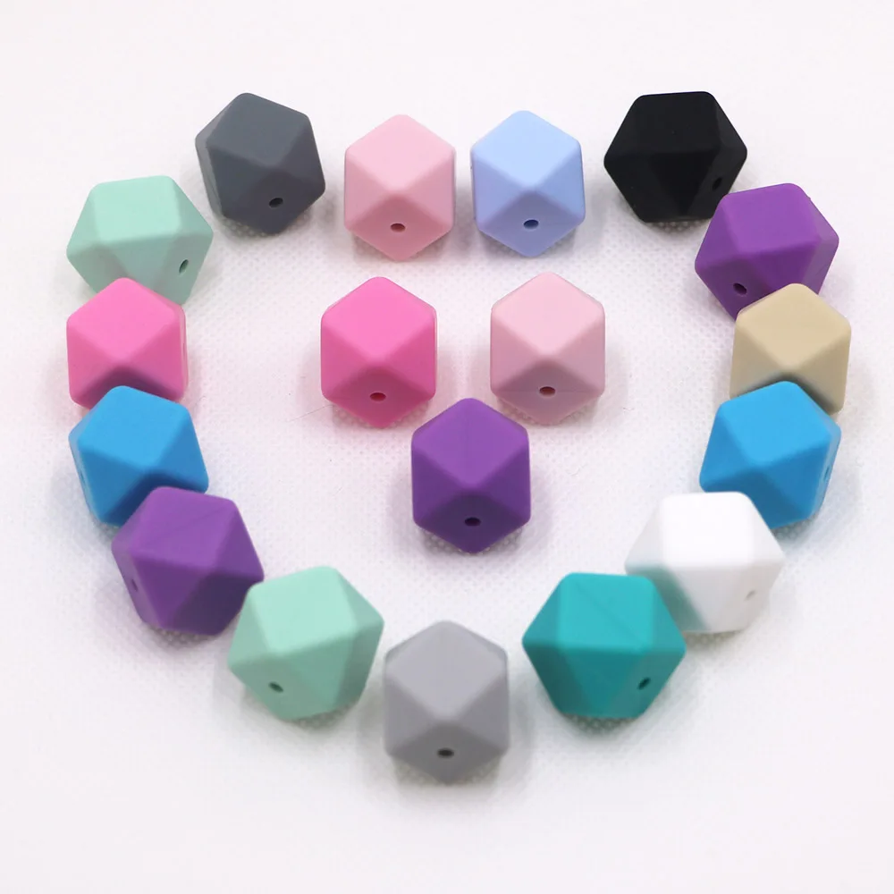 

50/100 шт., силиконовые игрушки-грызунки для прорезывания зубов