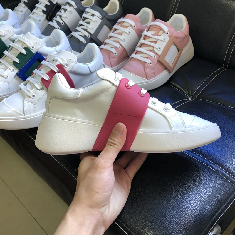 

Natascha Women's Sneakers Spring/autumn Round Toe Flat With Casual Shoes Decoration Women's Vulcanized Shoes Buckle Metal