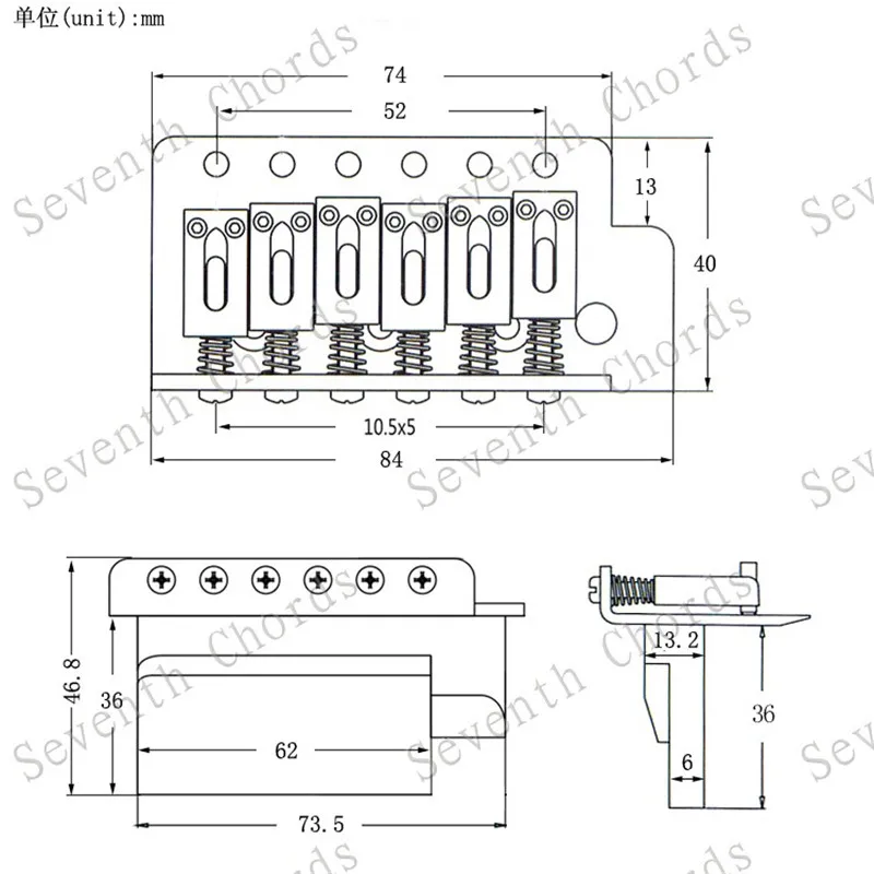 Пистолет Цвет 6 Струны гитары мост беспроводного доступа в Интернет для