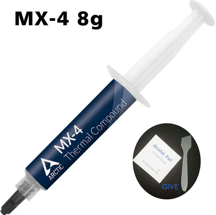 8g ARCTIC fresh MX-4 2g 4g 8g процессор, cpu GPU кулер термопаста 8,5 w/(mk) проводящая штукатурка для радиатора, продавец рекомендует - Цвет: 8g