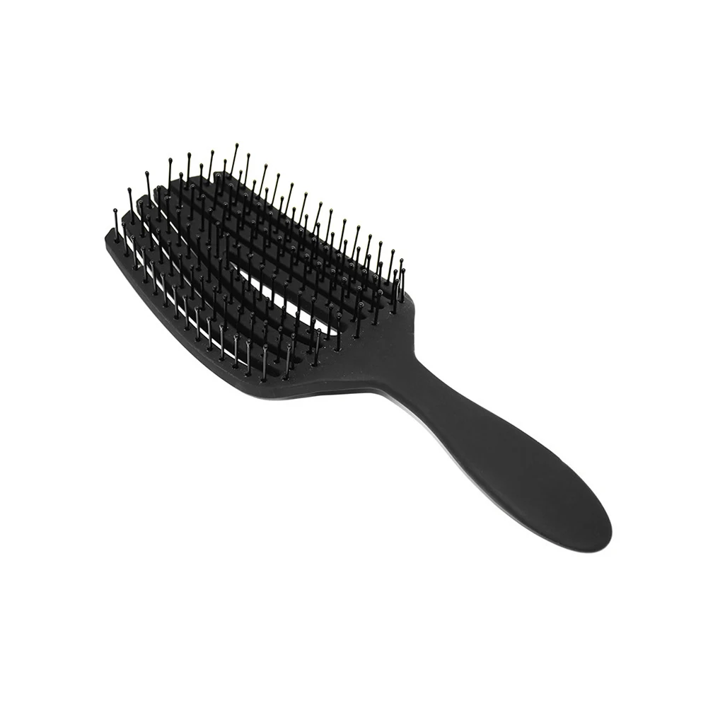 

Профессиональная щетка для волос инструмент для укладки прочная нейлоновая щетинка расческа для распутывания разглаживание Парикмахерск...