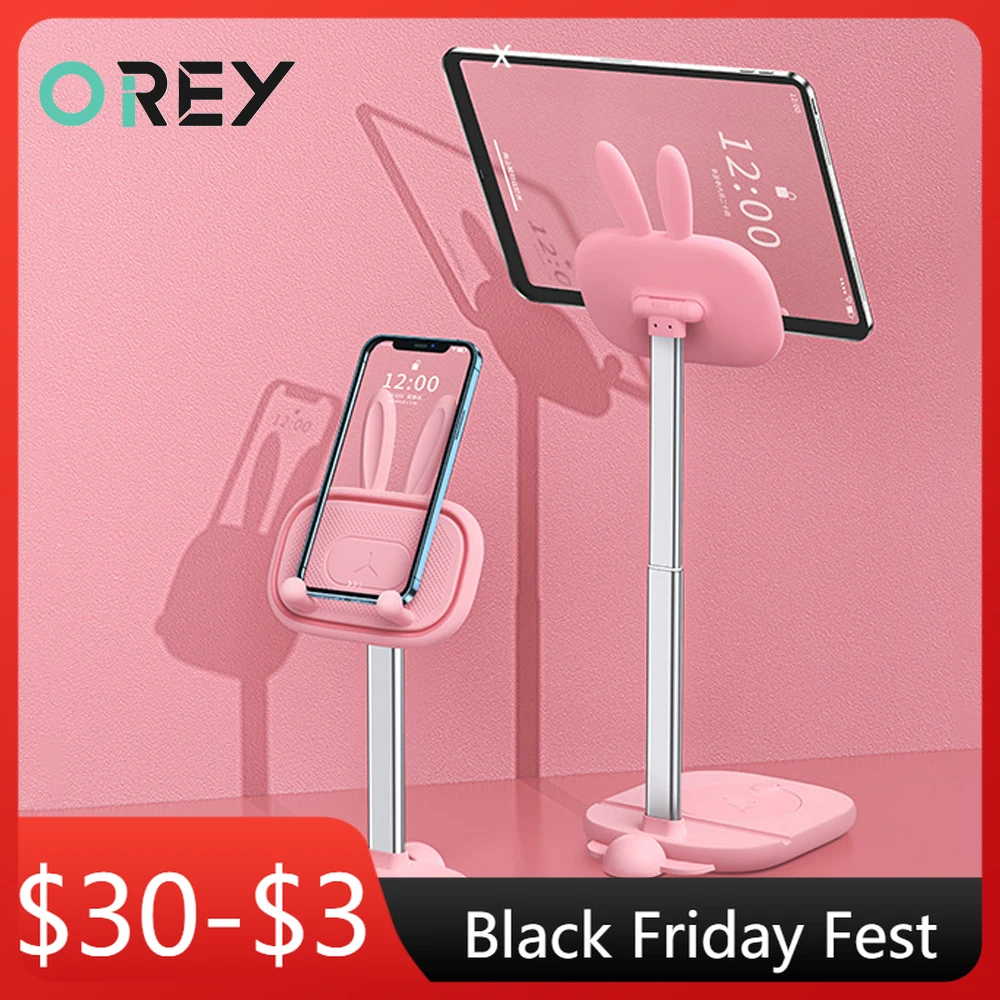 

Настольная подставка для телефона, с изображением оленя, кролика