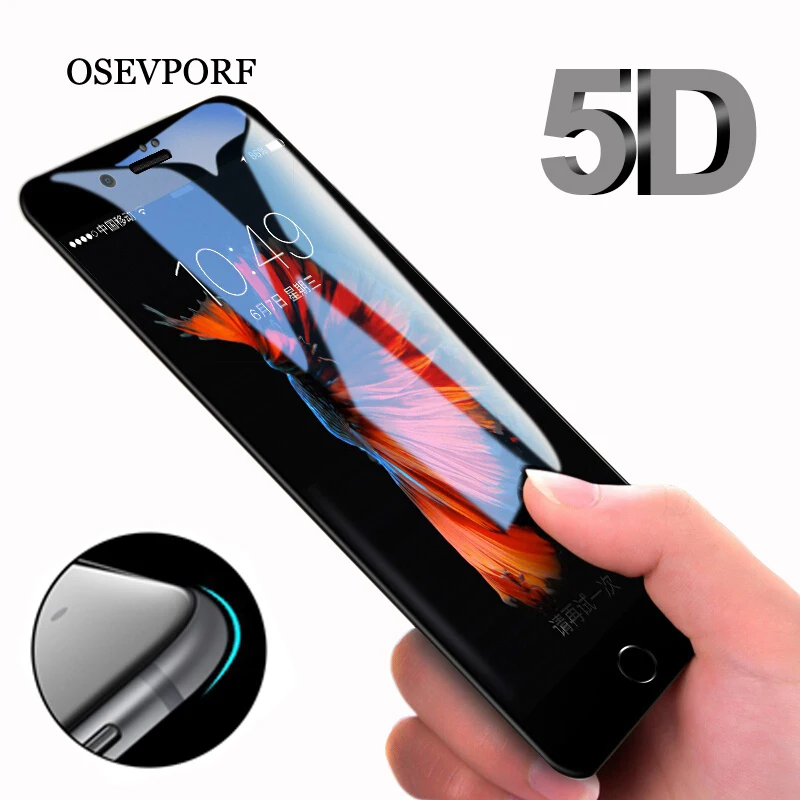 5D изогнутое закаленное защитное стекло с полным покрытием для iPhone 12 11 Pro Max X XS 8 |