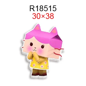 10 шт./партия, плоские акриловые украшения для волос