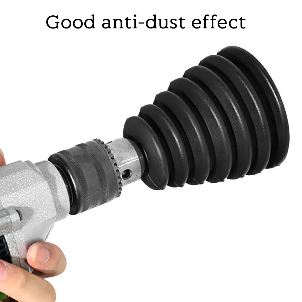 Drill Dust Cover with 4Pcs Rubber Rings Electric Impact Hammer Silicone Dust Collector Dust-proof Tool Power Tool Accessories enlarge