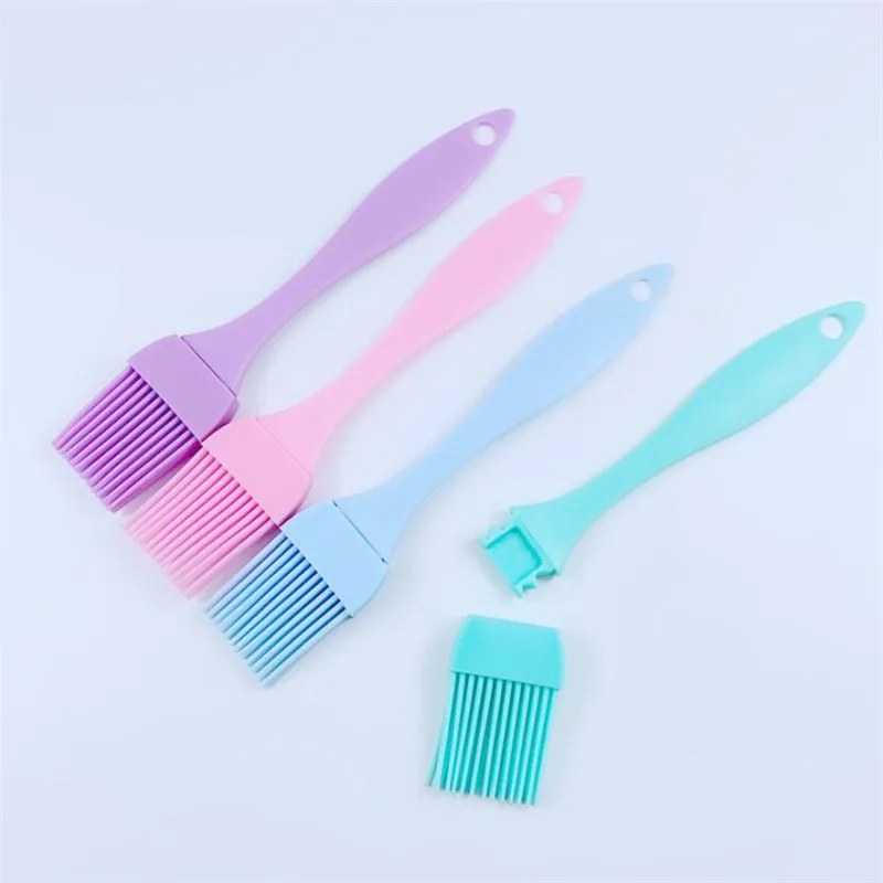 

Silicone Brush Baking Bakeware Bread Cook Brushes Pastry Oil Non-stick BBQ Basting Brushes Tool Best Kitchen Gadge