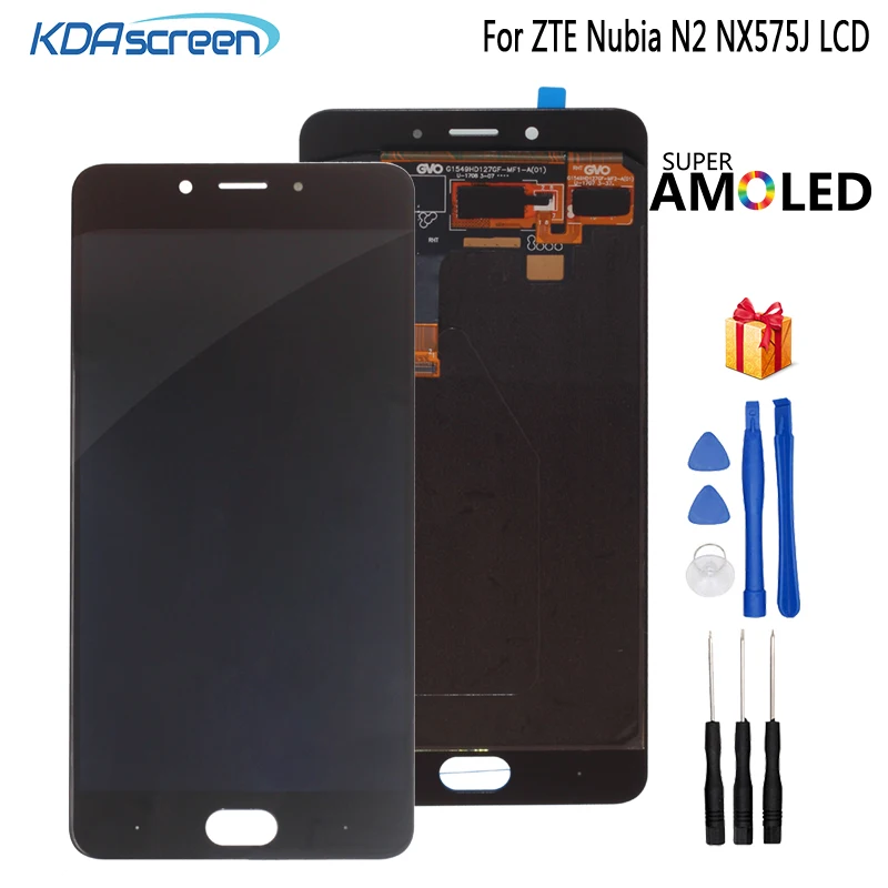 ЖК дисплей для ZTE Nubia N2 NX575J сменный сенсорный экран с цифровым преобразователем